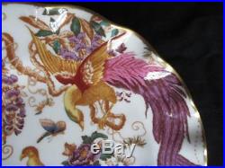 Royal Crown Derby Olde Avesbury A73 Pattern 6 x Fluted Dessert Plates 8.5 ins