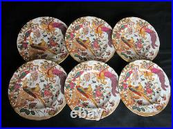 Royal Crown Derby Olde Avesbury A73 Pattern 6 x Small Dinner Plates 9 ins
