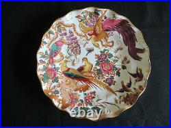 Royal Crown Derby Olde Avesbury A74 Pattern 6 x Fluted Dessert Plates 8½ins