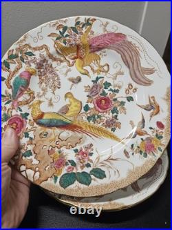 Royal Crown Derby Olde Avesbury Dinner Plate Set Of 4 10 1/2 Old Marks