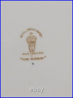 Royal Crown Derby Olde Avesbury Dinner Plate Set Of 4 10 1/2 Old Marks