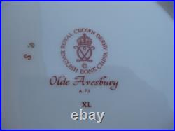 Royal Crown Derby Olde Avesbury Ely Chelsea Shape 9 Octagonal Bowl