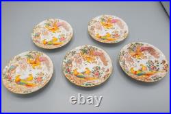 Royal Crown Derby Olde Avesbury Fruit Dessert Berry Sauce Bowl Set of 5- 5 1/4