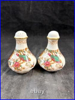Royal Crown Derby Olde Avesbury Group of Salt and Pepper Set with Mustard Jar