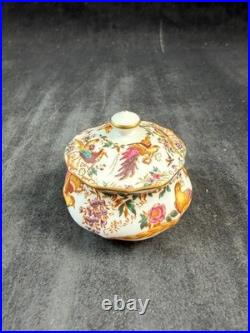 Royal Crown Derby Olde Avesbury Group of Salt and Pepper Set with Mustard Jar