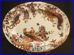 Royal Crown Derby Olde Avesbury Large 16 Serving Platter Birds Pheasants