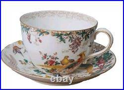 Royal Crown Derby Olde Avesbury Oversized Jumbo Cup Saucer Vintage Porcelain