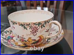 Royal Crown Derby Olde Avesbury Oversized Jumbo Cup Saucer Vintage Porcelain