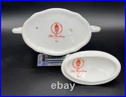 Royal Crown Derby Olde Avesbury SUGAR BOWL & LID Like New -Bone China England