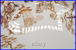 Royal Crown Derby Orient Mikado Salad Plates Set of 12 8 3/8 FREE USA SHIP