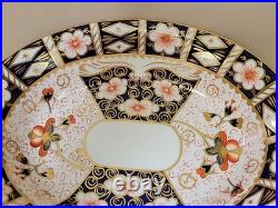 Royal Crown Derby Oval Vegetable Bowl 2451 Traditional Imari 10 1/8 Rare
