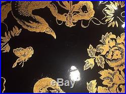 Royal Crown Derby PARADISE COBALT BLUE BIRDS Luncheon Cabinet Plate A1290