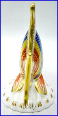 Royal Crown Derby Pacific Angel Fish Figurine Paperweight (4.5 In.) 2004 Ltd. Ed