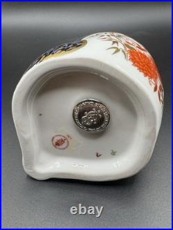 Royal Crown Derby Panda Squirrel & Kingfisher Paperweights Mint
