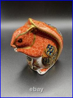 Royal Crown Derby Panda Squirrel & Kingfisher Paperweights Mint
