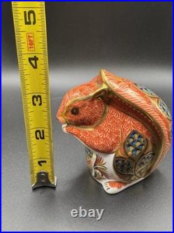 Royal Crown Derby Panda Squirrel & Kingfisher Paperweights Mint