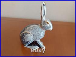 Royal Crown Derby Paper Weight Starlight Hare