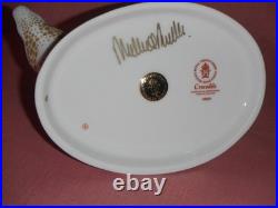 Royal Crown Derby Paperweight-CROCODILE-with Gold Stopper & RCD Box