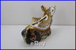 Royal Crown Derby Paperweight Christmas Reindeer with Stopper Boxed (Rare)