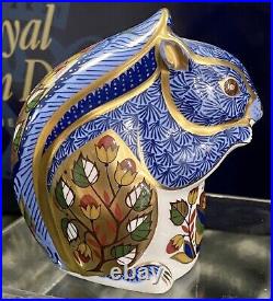 Royal Crown Derby Paperweight Debenham's Squirrel