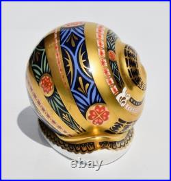 Royal Crown Derby Paperweight GARDEN SNAIL Ltd Edition /4,500 Gold Stopper