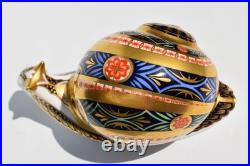 Royal Crown Derby Paperweight GARDEN SNAIL Ltd Edition /4,500 Gold Stopper
