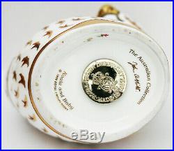 Royal Crown Derby Paperweight Koala And Baby Australian Collection Gold Stopper