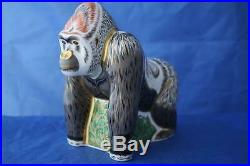 Royal Crown Derby Paperweight Mountain Gorilla Boxed