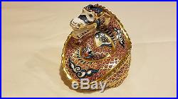 Royal Crown Derby Paperweight Rare Dragon of Happiness- Limited Edition