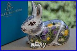 Royal Crown Derby Paperweight SPRINGTIME BUNNY NEW 1st Quality & Original Box