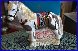 Royal Crown Derby Paperweight WAR HORSE L Ed 500 100th Anniversary World War 1