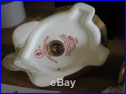 Royal Crown Derby Paperweight Yorkshire Rose Tortoise FATHER MOTHER & BABY