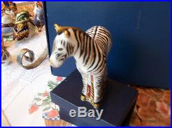 Royal Crown Derby Paperweight, Zebra Baby 2008 Mmxiiigold Stopper Great Condition