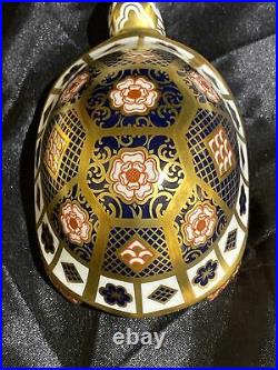 Royal Crown Derby Paperweights, Yorkshire Rose Tortoise Family, Limited Edition