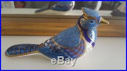 Royal Crown Derby Paperweights x 3. With silver stoppers