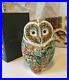 Royal-Crown-Derby-Parchment-Owl-Paperweight-with-William-Morris-box-F-S-from-JPN-01-vhm