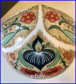 Royal Crown Derby Parchment Owl Paperweight with William Morris box F/S from JPN
