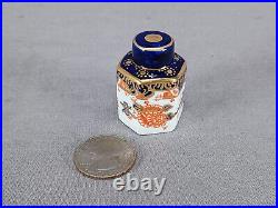 Royal Crown Derby Pattern 2659 Imari Miniature Tea Caddy Circa 1908
