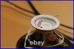 Royal Crown Derby Pattern #919 Urn/Jar with Cover Rare Pattern, Rare Shape