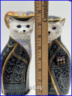 Royal Crown Derby Pearly King & Queen Cats 8