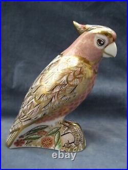 Royal Crown Derby Pink Cockatoo Paperweight Original Limited Edition