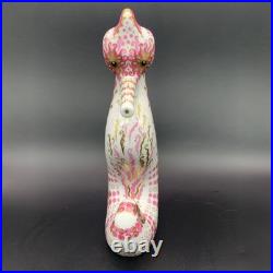 Royal Crown Derby Pink Seahorse Paperweight Limited Edition
