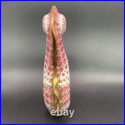 Royal Crown Derby Pink Seahorse Paperweight Limited Edition