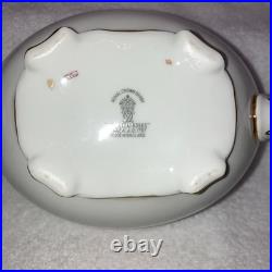Royal Crown Derby Pinxton Roses Tea Pot Creamer Lidded Sugar Bowl Unused