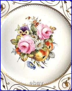 Royal Crown Derby Plate 10 avail King St, Sampson Hancock, William Larcombe