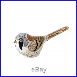 Royal Crown Derby Porcelain Animal Paperweight Bearded Tit