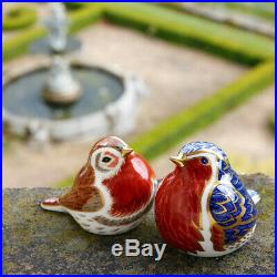 Royal Crown Derby Porcelain Animal Paperweight Royal Robin