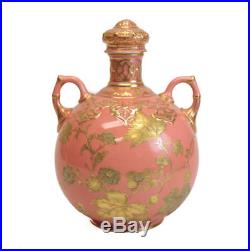 Royal Crown Derby Porcelain Double Handled urn, 19th Century