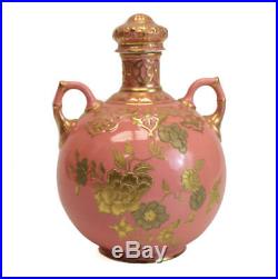 Royal Crown Derby Porcelain Double Handled urn, 19th Century