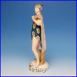 Royal Crown Derby Porcelain Early Goddess Figure Signed 9½ inches